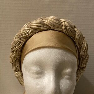Loeffler Randall Gold Braided Headband